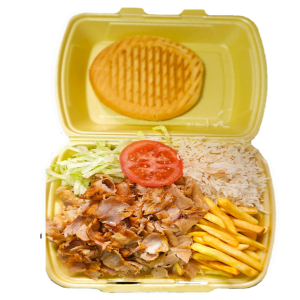PLATO KEBAB DOBLE ( MAS CARNE )